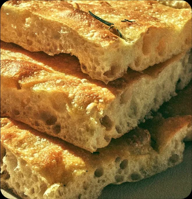 Tranci di focaccia